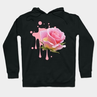 Pink Rose Hoodie